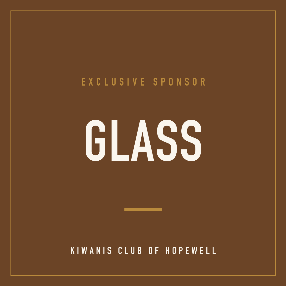 Glass Sponsor