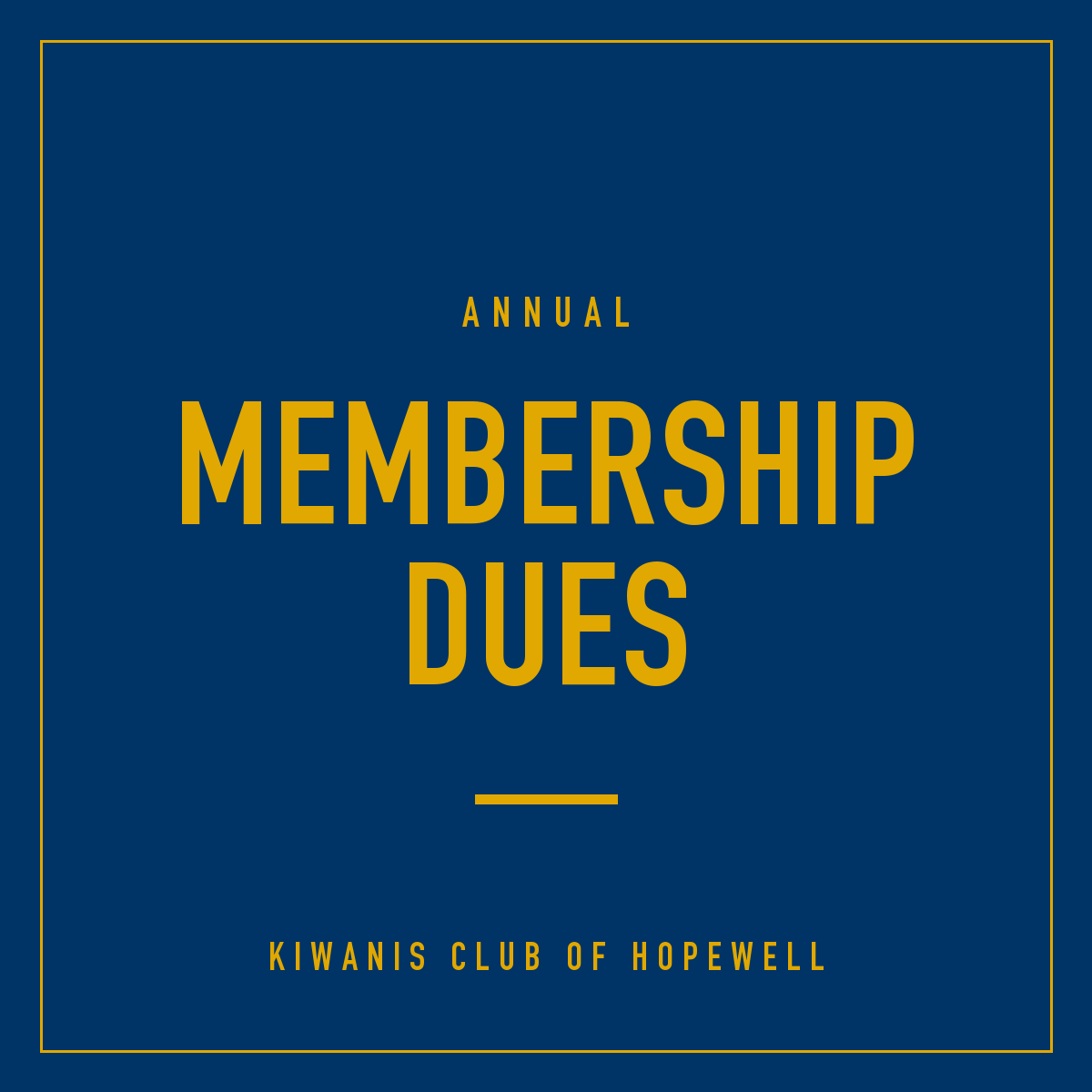 Membership Dues