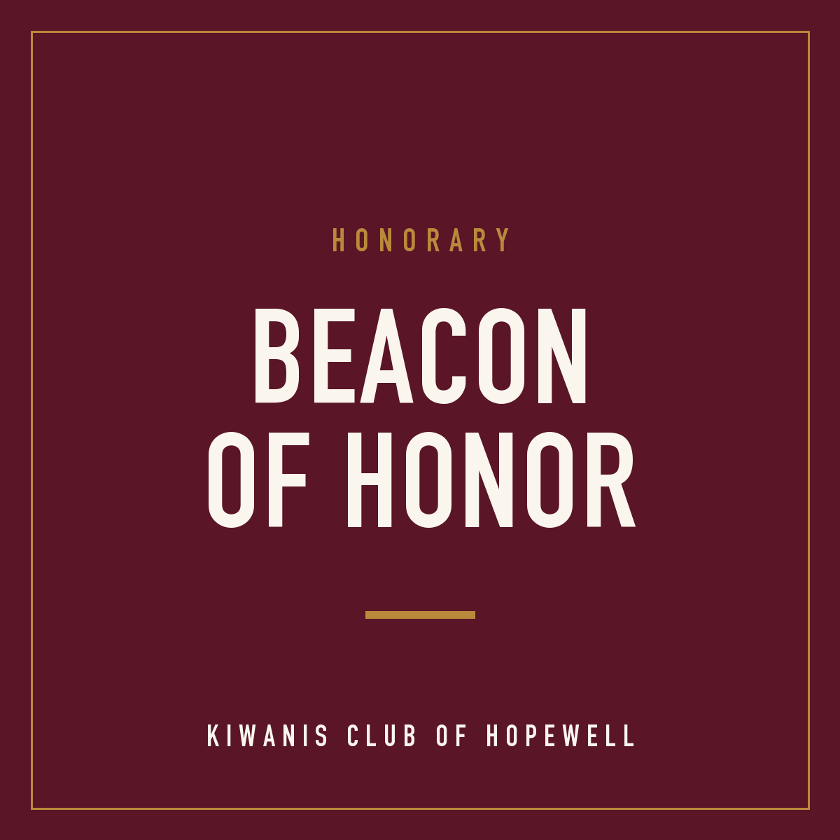 Beacon of Honor